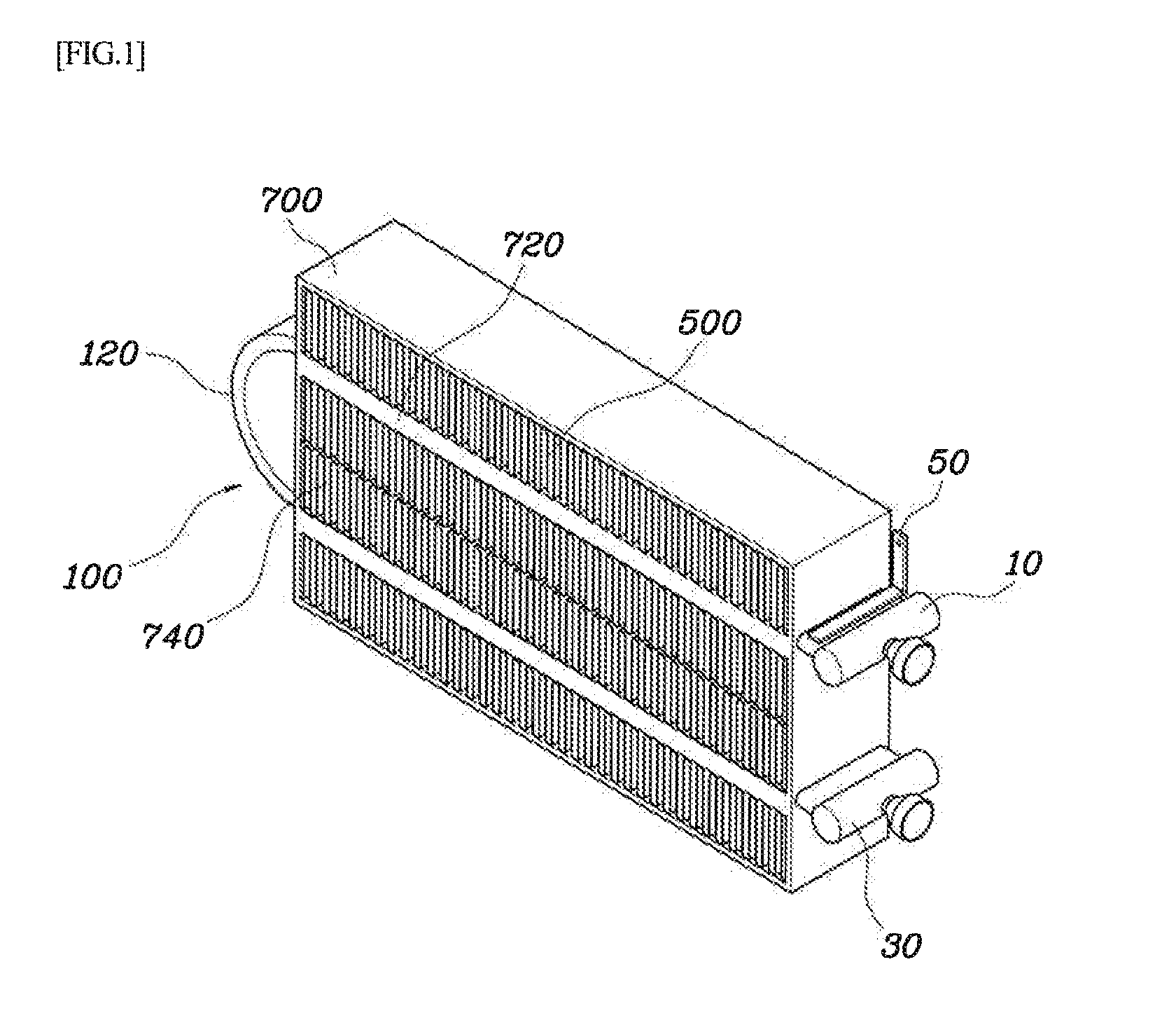 Heat exchanger having thermoelectric element and method for manufacturing the same