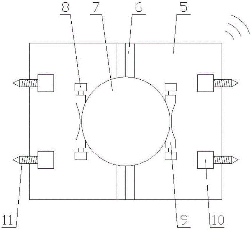 Oil well temperature monitoring system for oil exploration