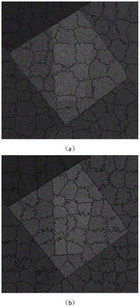 SAR image super-pixel segmentation method based on likelihood ratio features