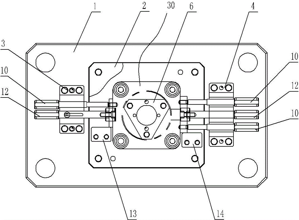 Hole position accuracy detection tool for automobile reducer shell