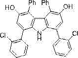 Preparation method of hydroxyl-containing carbazole compound with symmetrical structure