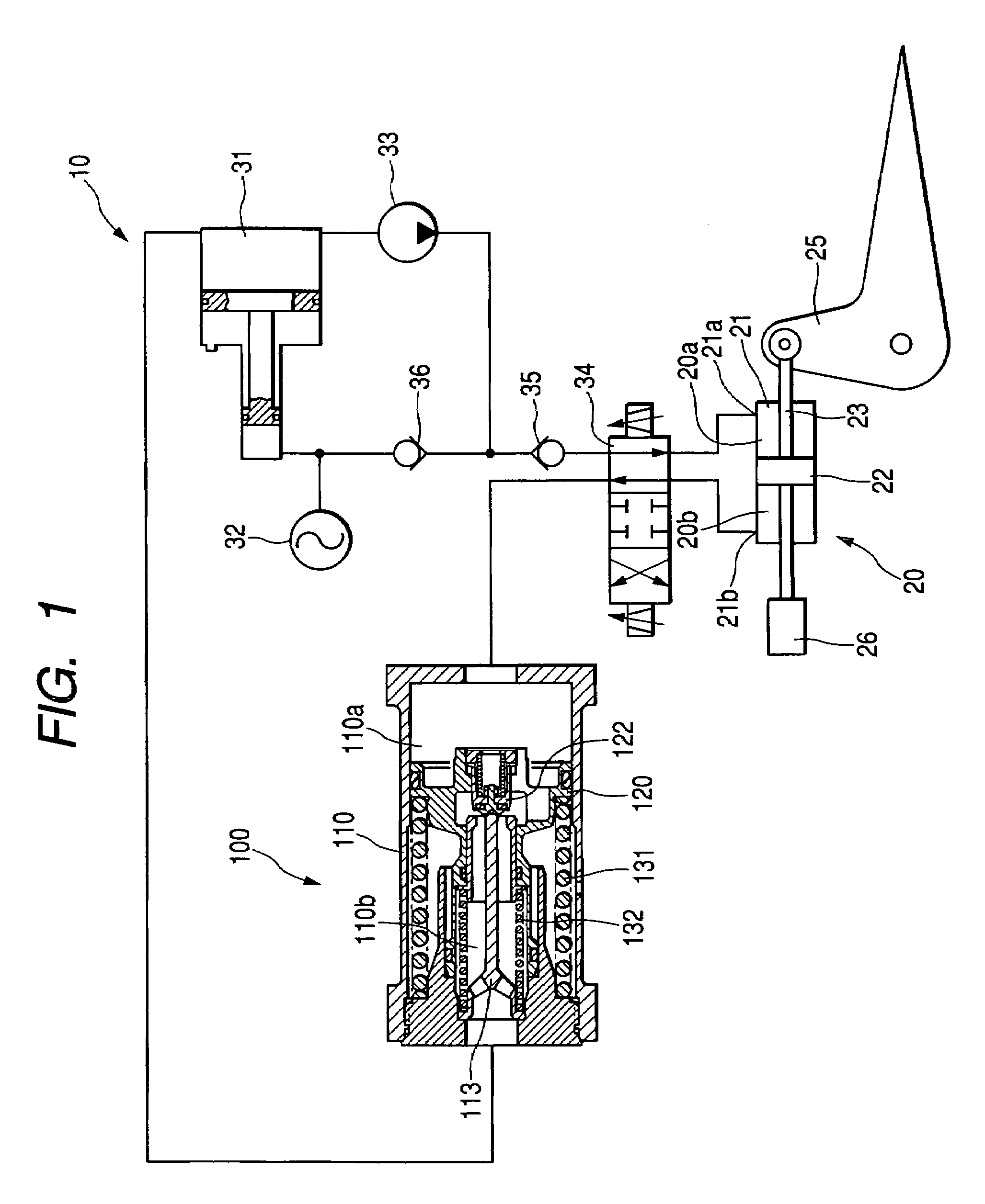 Back-pressure valve and actuation system