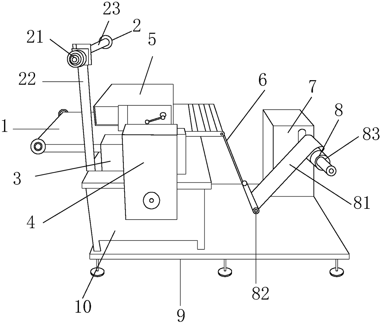 Rubber coating device for tab