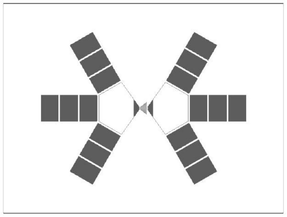 Graphene-based directional diagram and frequency reconfigurable microstrip antenna and method