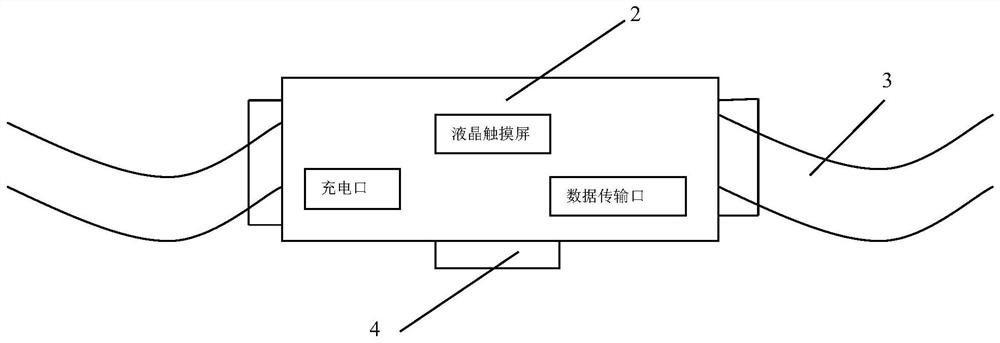 A Hall-type inclination measurement alarm device