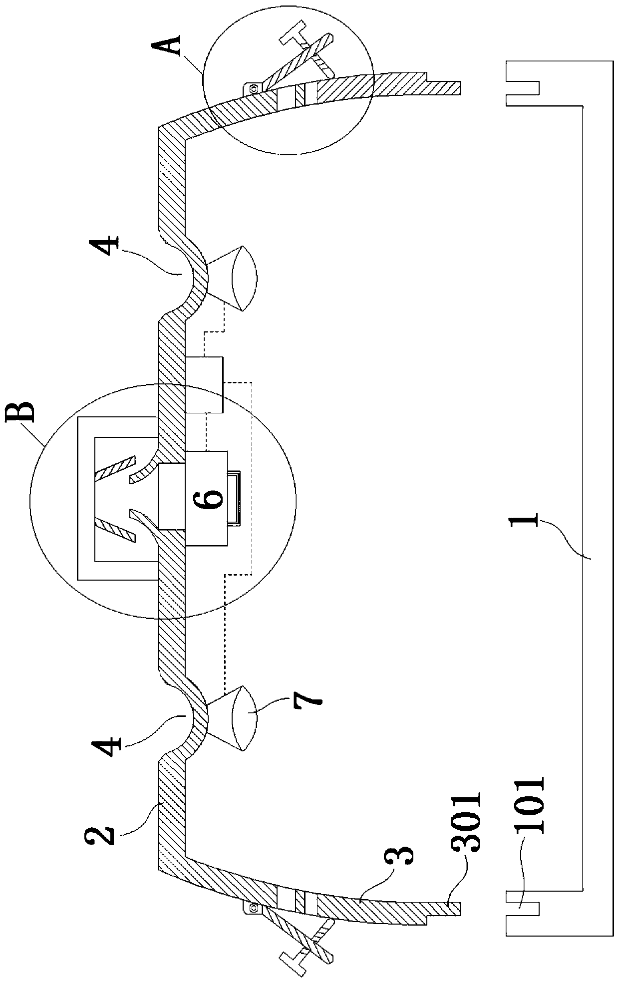 A silkworm room cleaning spray anti-splash and silkworm seat ventilation adjustment device