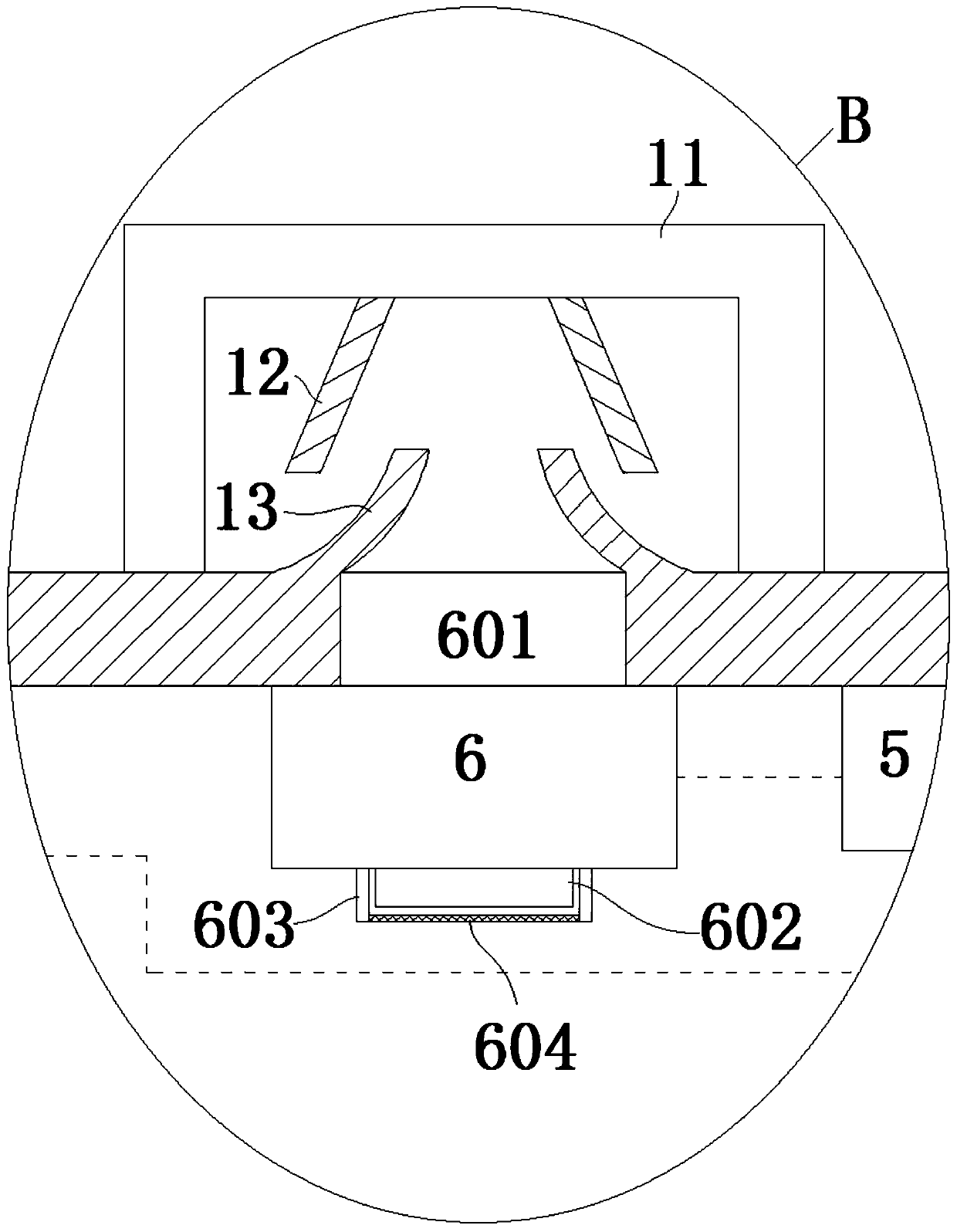 A silkworm room cleaning spray anti-splash and silkworm seat ventilation adjustment device