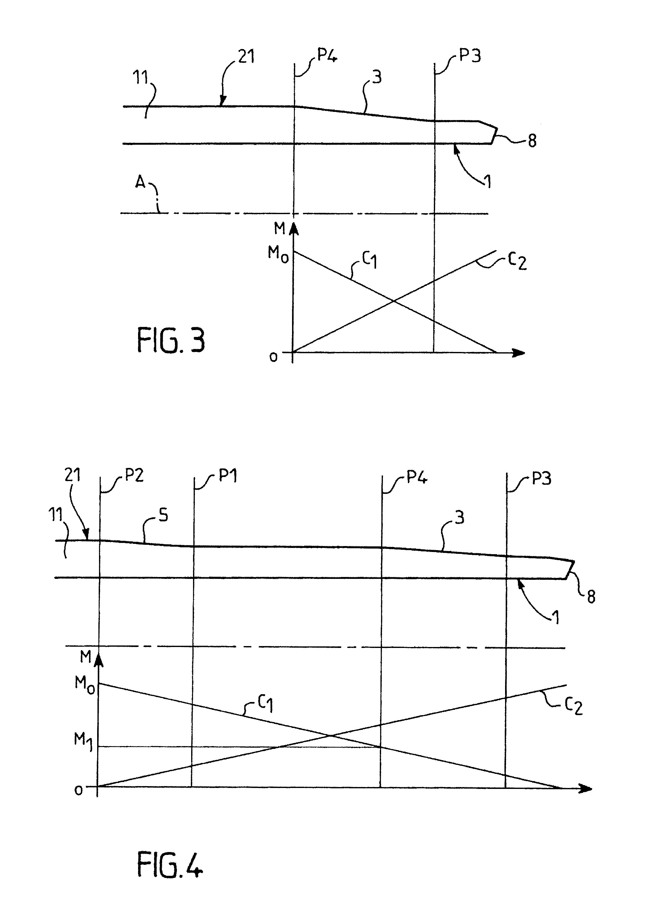 Threaded tubular connection which is resistant to bending stresses