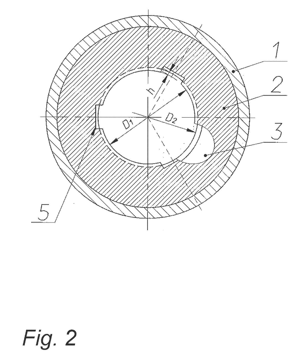 Stator of a submersible linear electric motor and method for assembling said stator