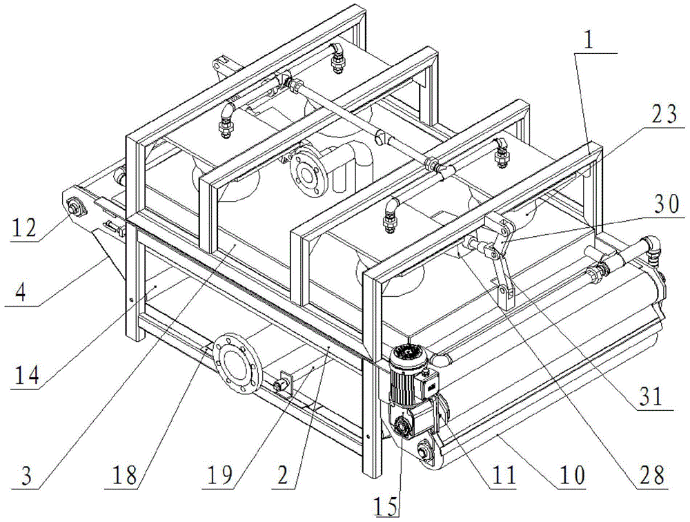 a positive pressure filter