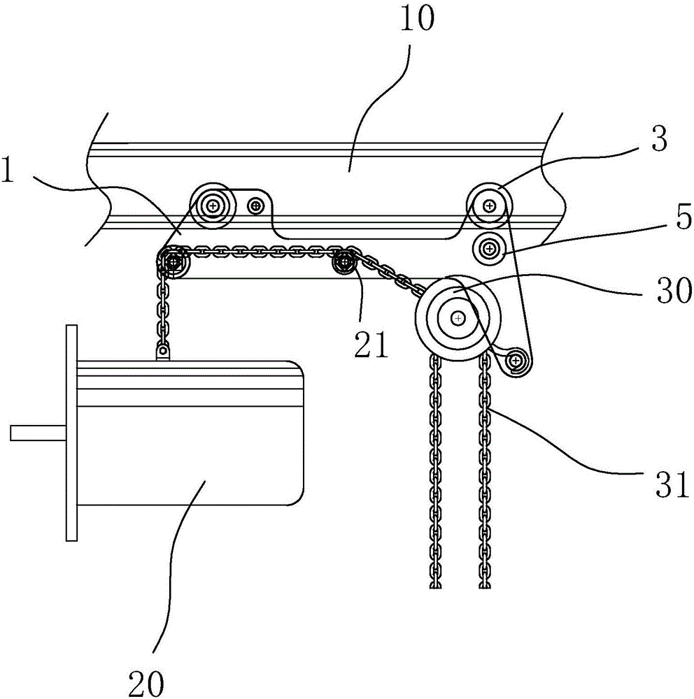 Dismounting and mounting tool for hoist crane lifting motor