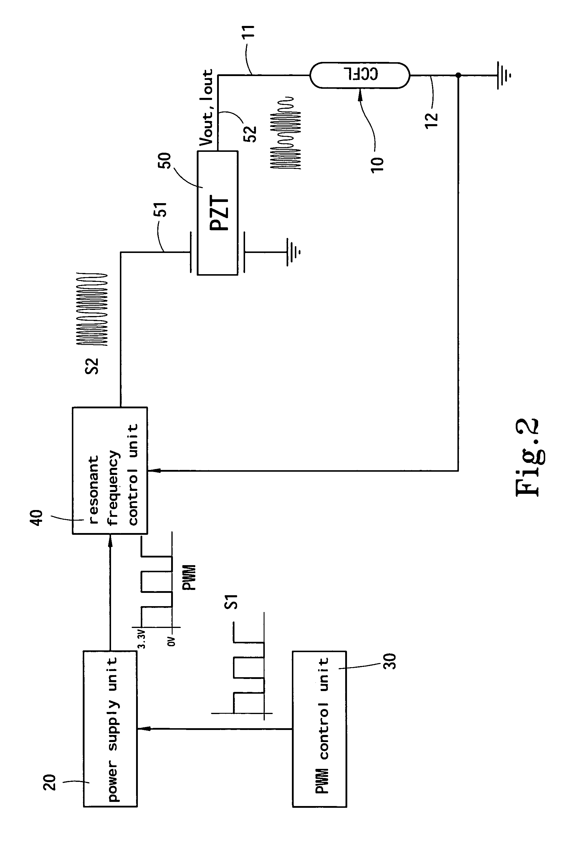 Light modulation method and apparatus for cold cathode fluorescent lamps