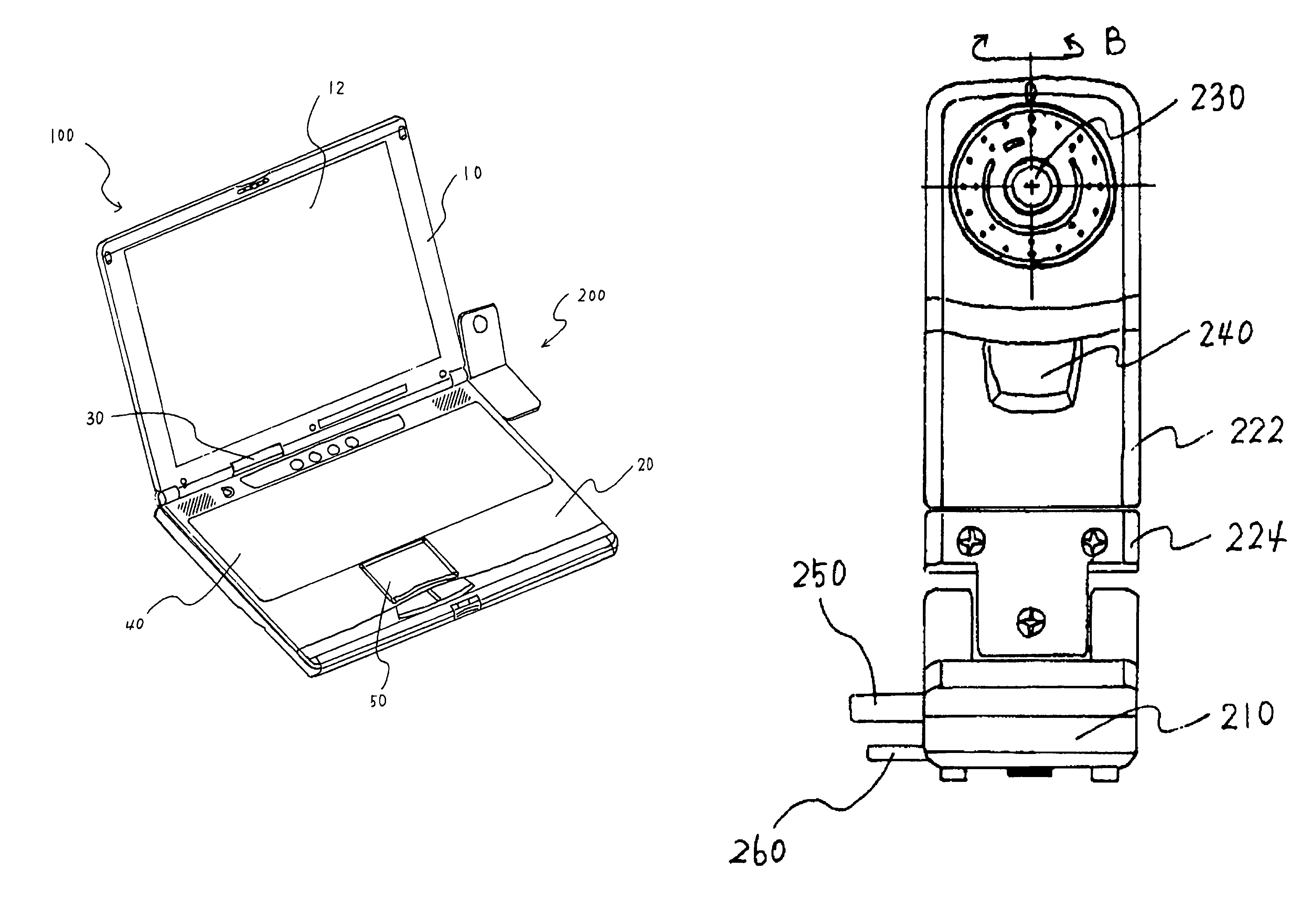 Image pickup device attachable to electronic apparatus