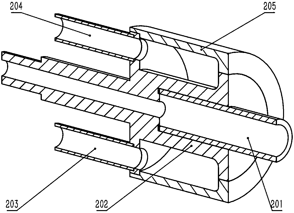 Cathode water cooling structure for magnetoplasma thruster