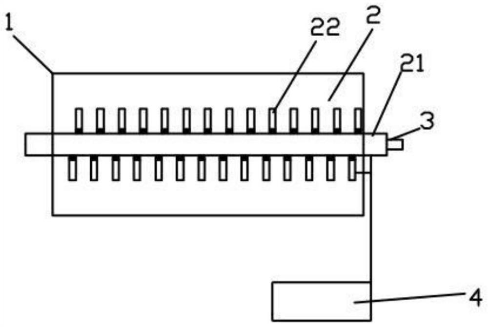 An electrospinning device