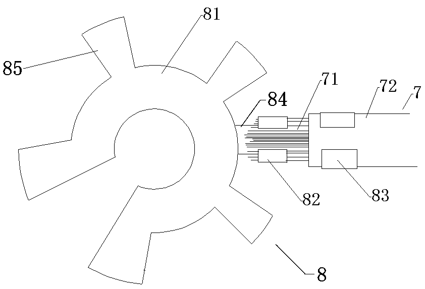 Grounding connection device and grounding method