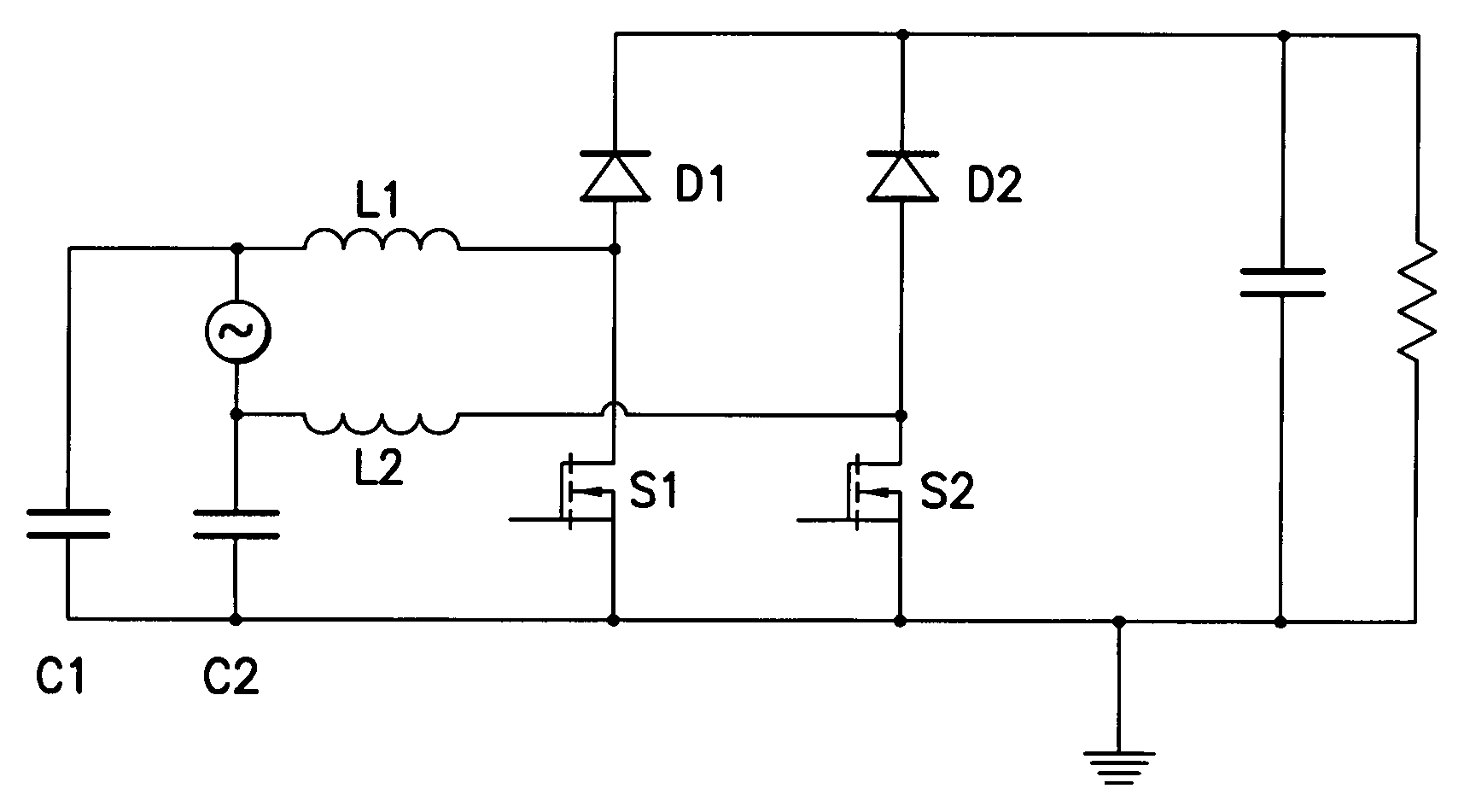 EMI noise reduction circuit and method for bridgeless PFC circuit