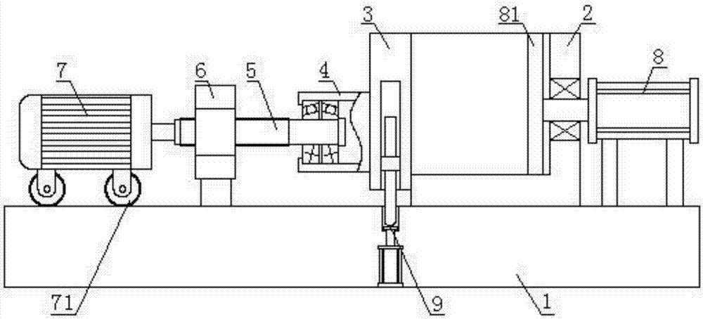 Part forging mould convenient to take off