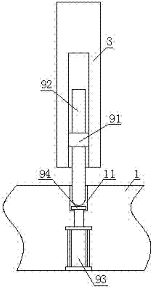 Part forging mould convenient to take off