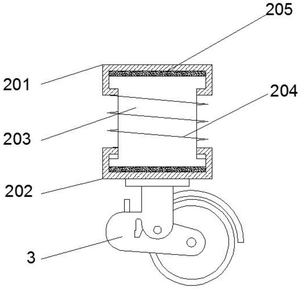 A kind of cutting equipment that is easy to move for garment making