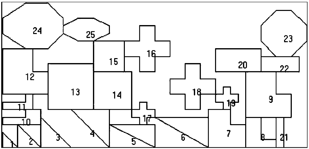 Two-dimensional contour packing sequencing method based on depth learning