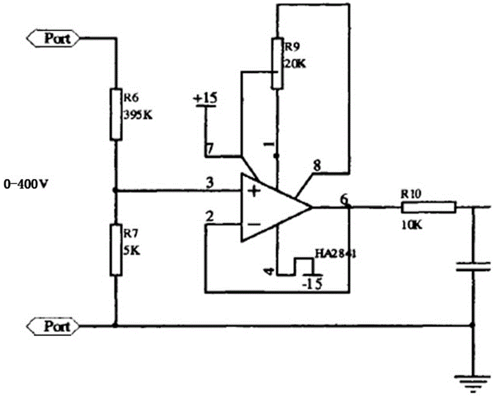 DSP-based frequency-conversion measurement circuit of transmission line power frequency parameters