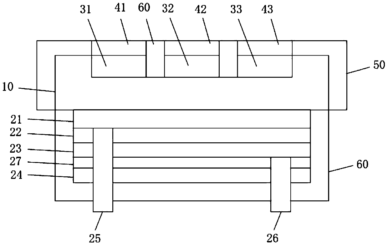 Color-convertible flip LED chip and manufacturing method thereof