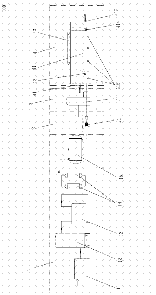Method and device for pretreating thickened oil refining sewage