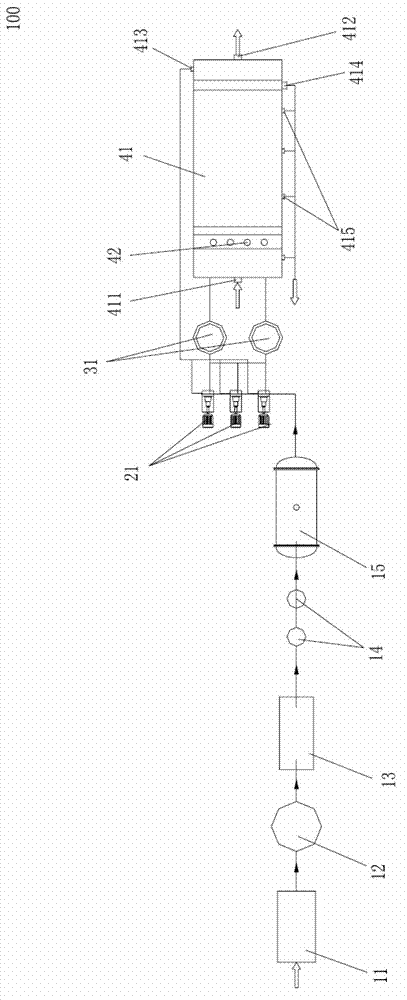 Method and device for pretreating thickened oil refining sewage