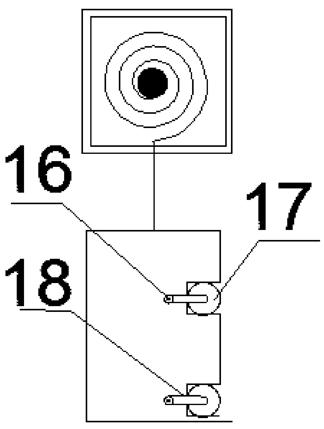 Roller shutter screen window capable of cleaning glasses