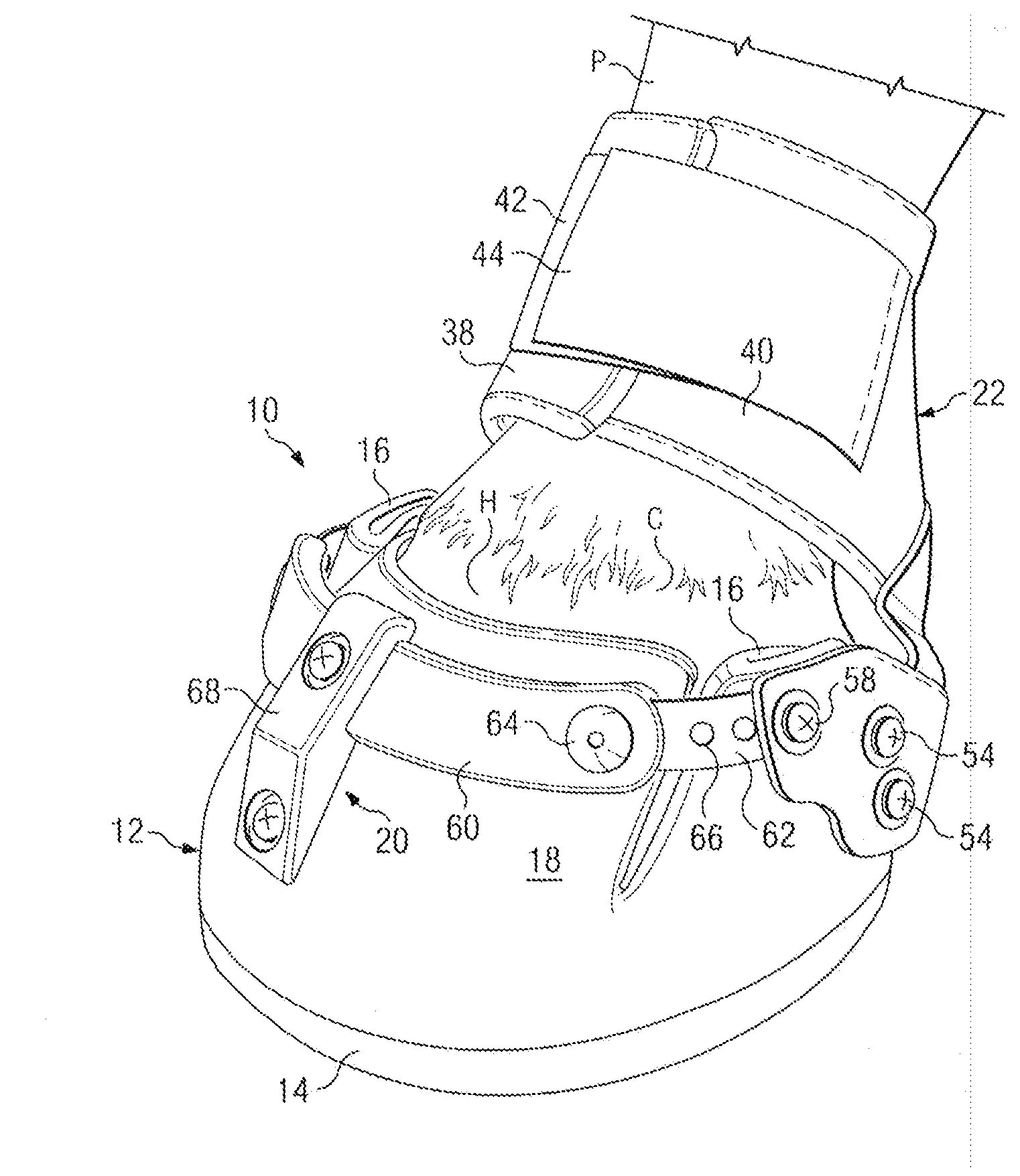 Horse boot with elastic fastener