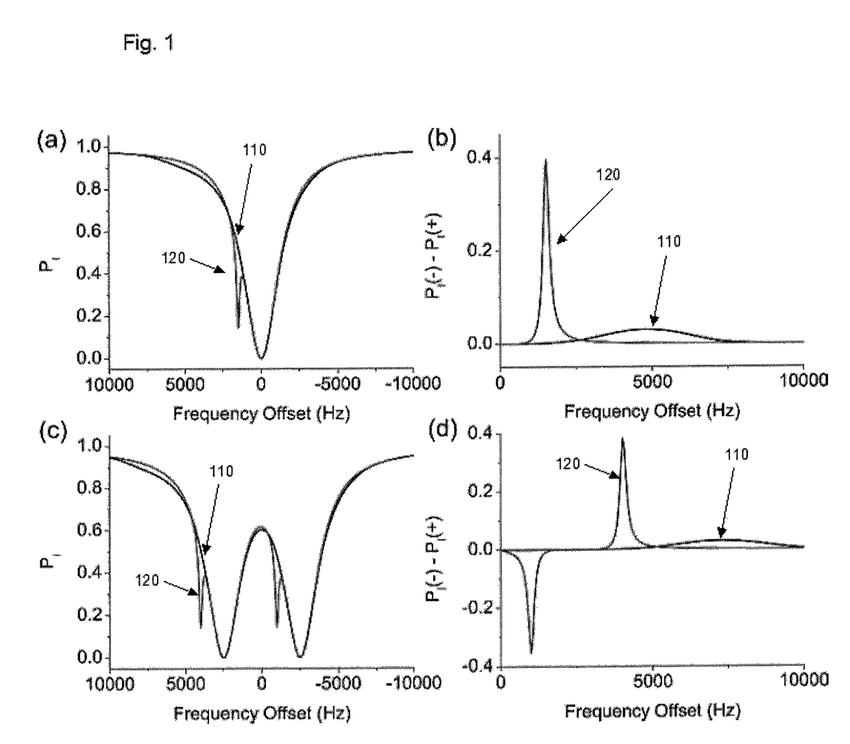 Apparatus, system, method and computer-readable medium for isolating chemical exchange saturation transfer contrast from magnetization transfer asymmetry under two-frequency RF irradiation