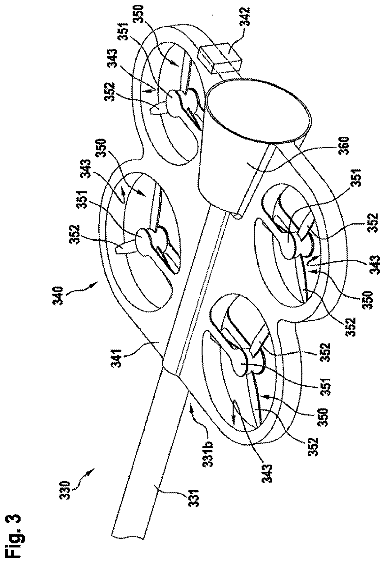 En route fluid transmitting apparatus