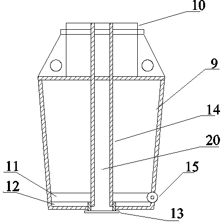 Construction method for bottom-expanded pile casting by long-spiral drilling and compacted half soil sampling
