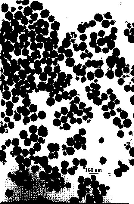 Nano-class conversion fluorescence material on fluoride matrix and its preparing process