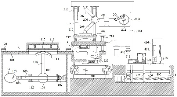 Special-shaped fastening clamping buckle machining equipment with automatic polishing function