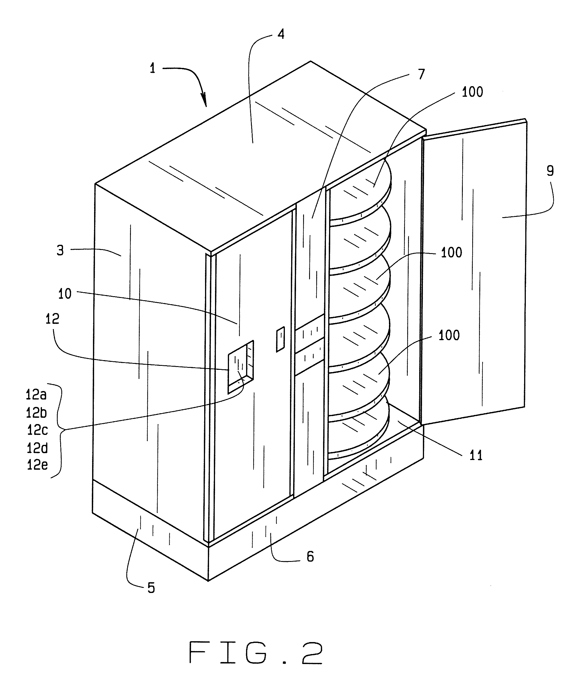 Rotating and segmented shelving for a refrigerator