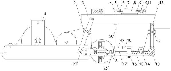 A kind of mask meltblown cloth processing and testing integrated equipment