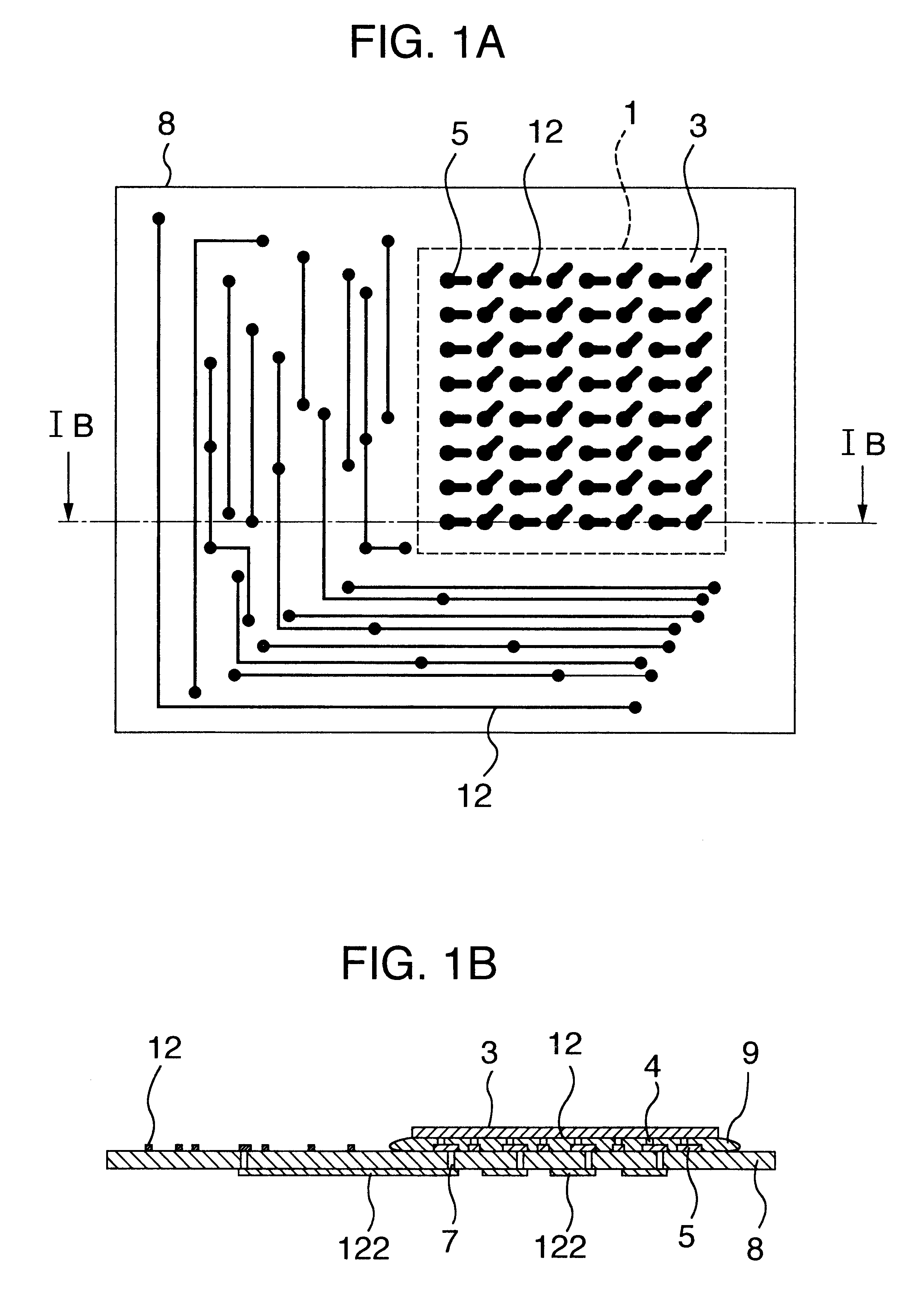 Substrate for mounting semiconductor chips