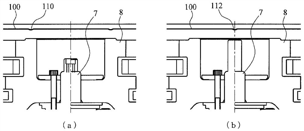 Vacuum pump, protection net, and contact component