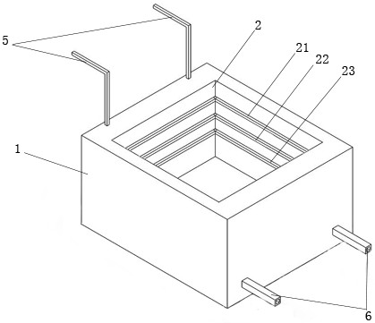 Battery water bath test device and method