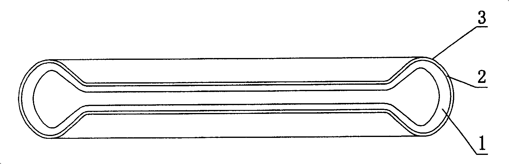 Anti-slip casing of automobile steering wheel