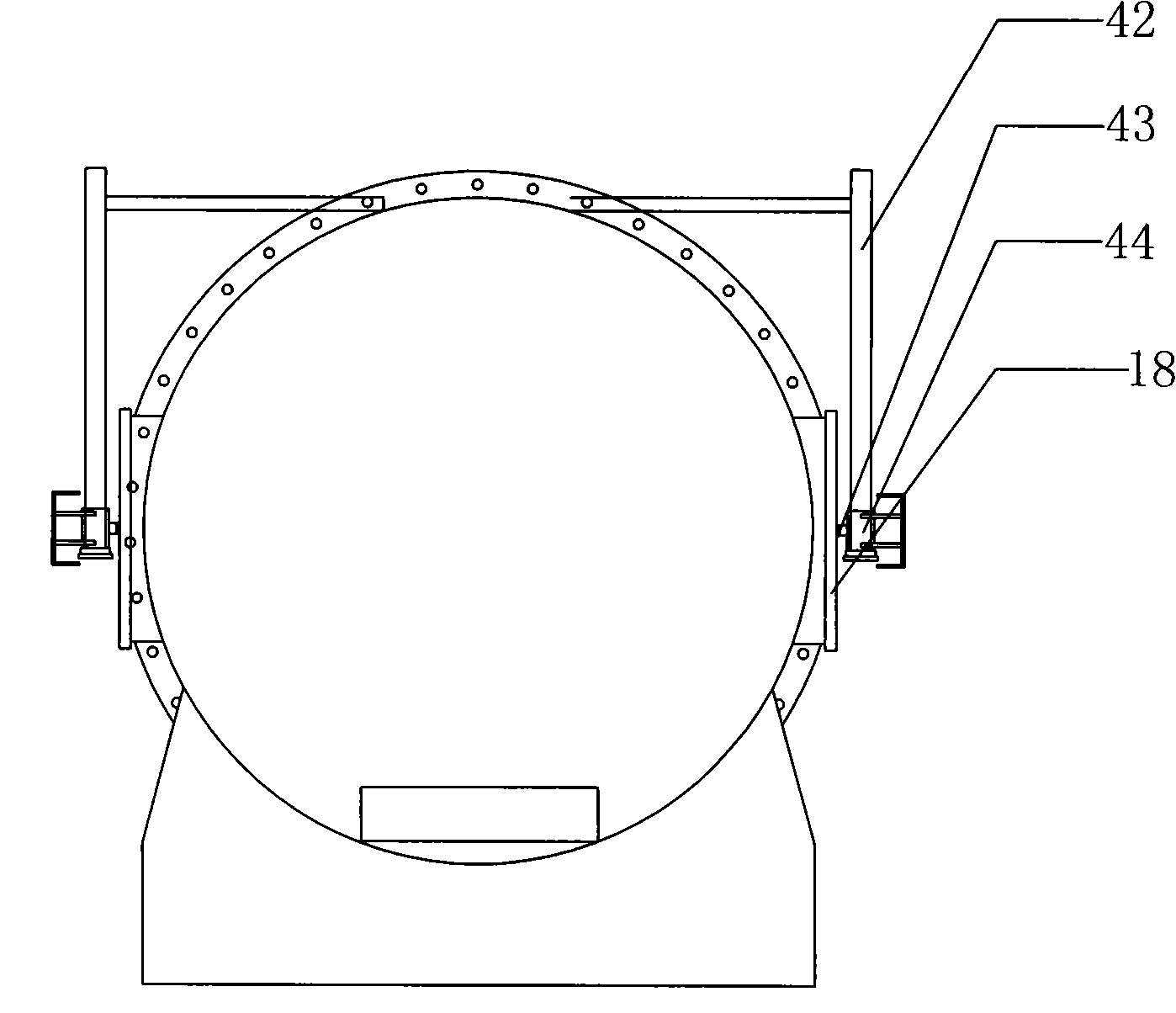 Cleaning structure of industry parts washer