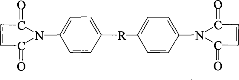 Heat-resistant bismaleimide/epoxy resin and preparation method thereof