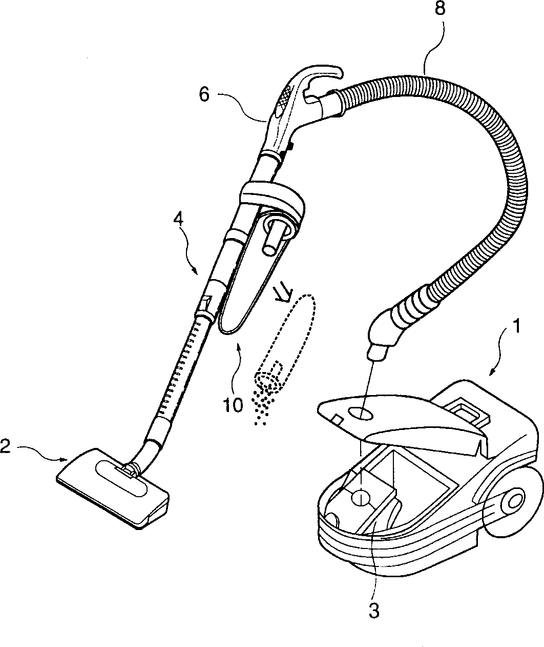 rotating-separation-dust-collector-device-of-vacuum-cleaner-eureka