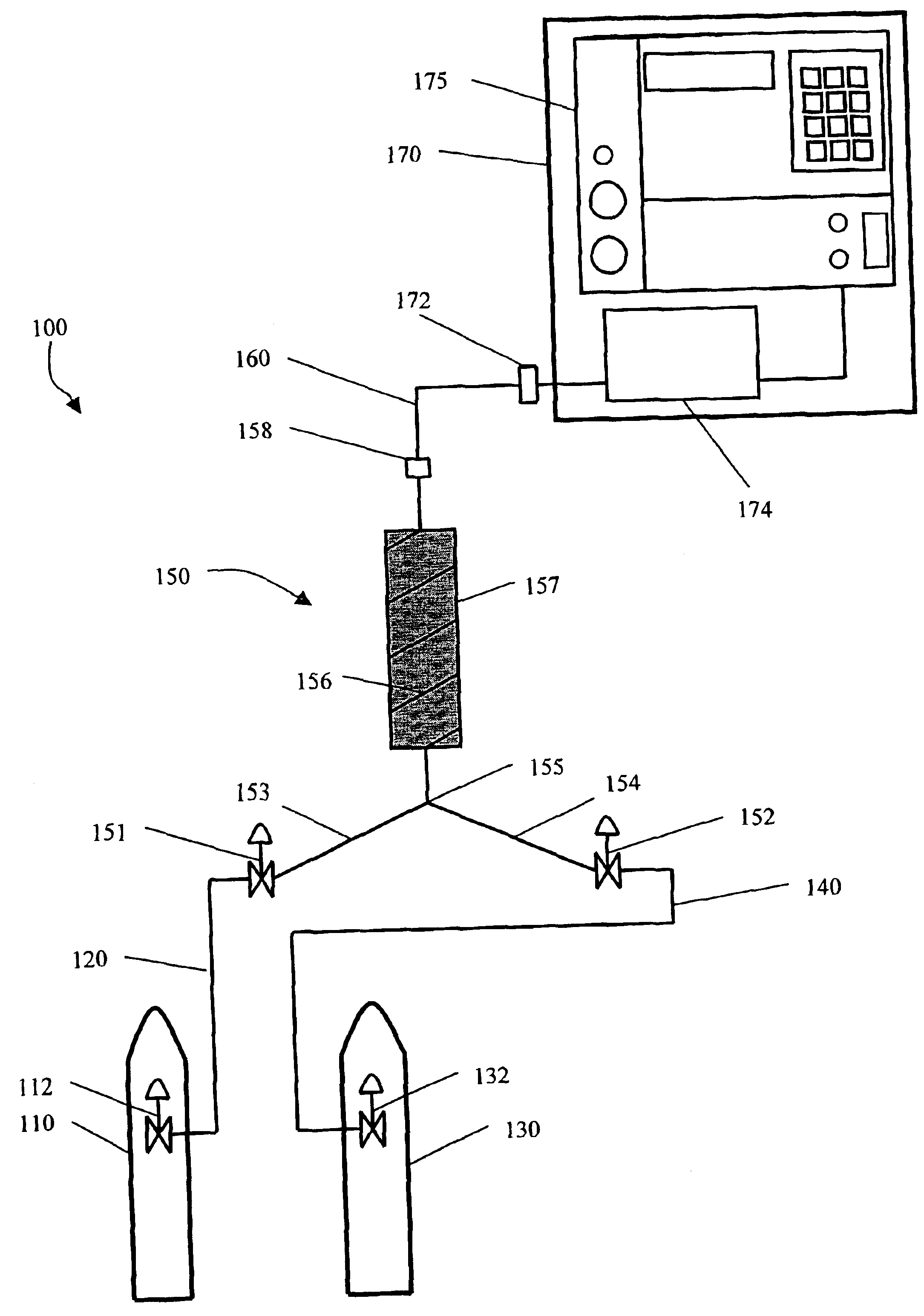 Method and system for creating a mercury halide standard for use in testing a mercury analyzer system