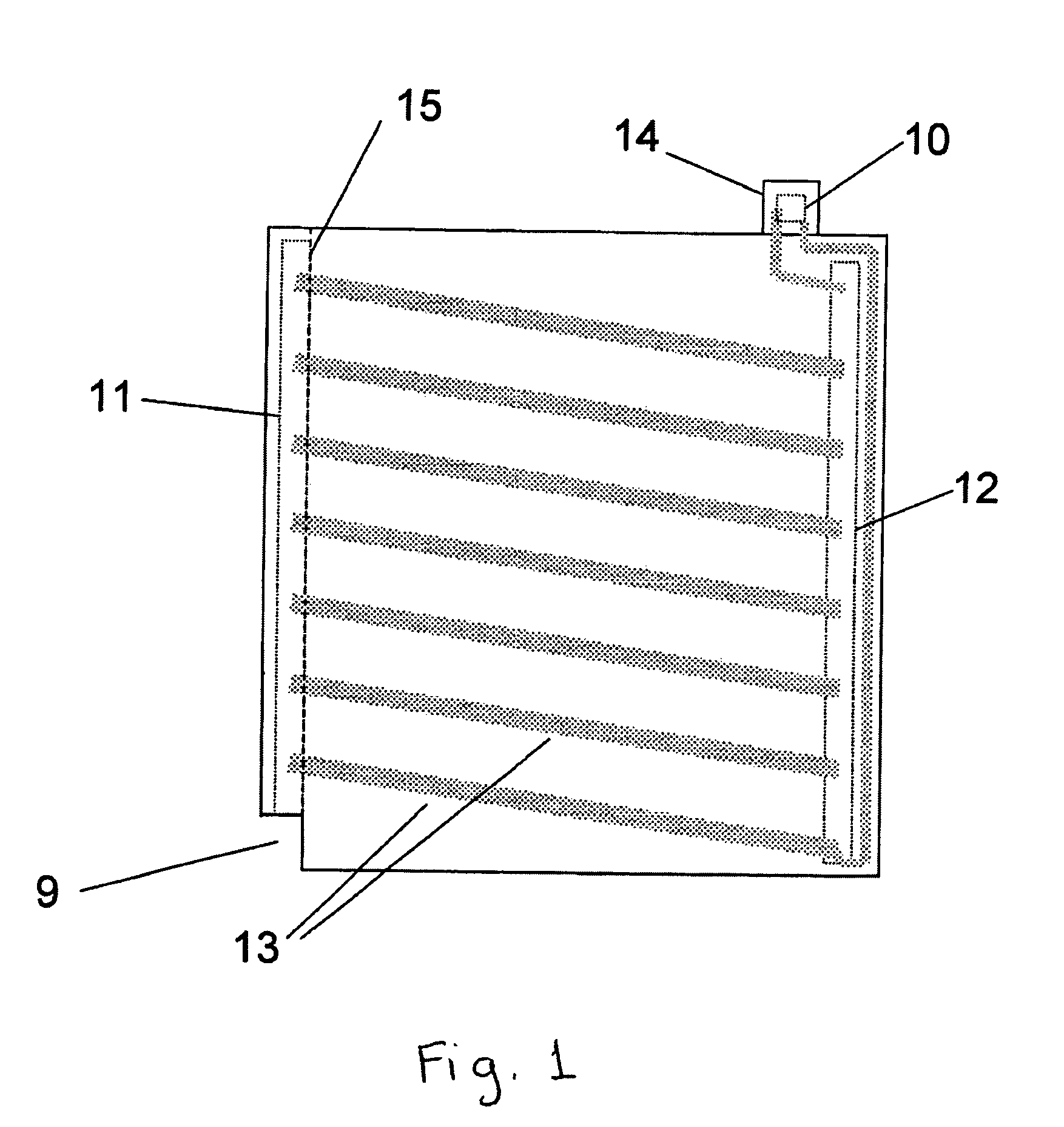 Battery label with wireless battery charging circuit