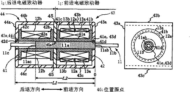 Apparatus for detecting displacement of electromagnetic actuator