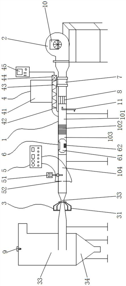 Device and method for testing the ignition susceptibility of a continuous flow combustible dust cloud