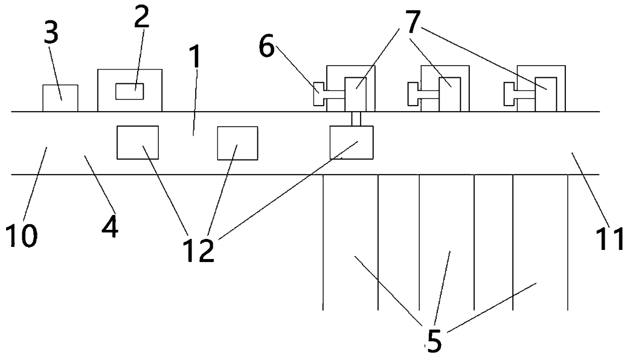Express parcel automatic delivery and sorting system